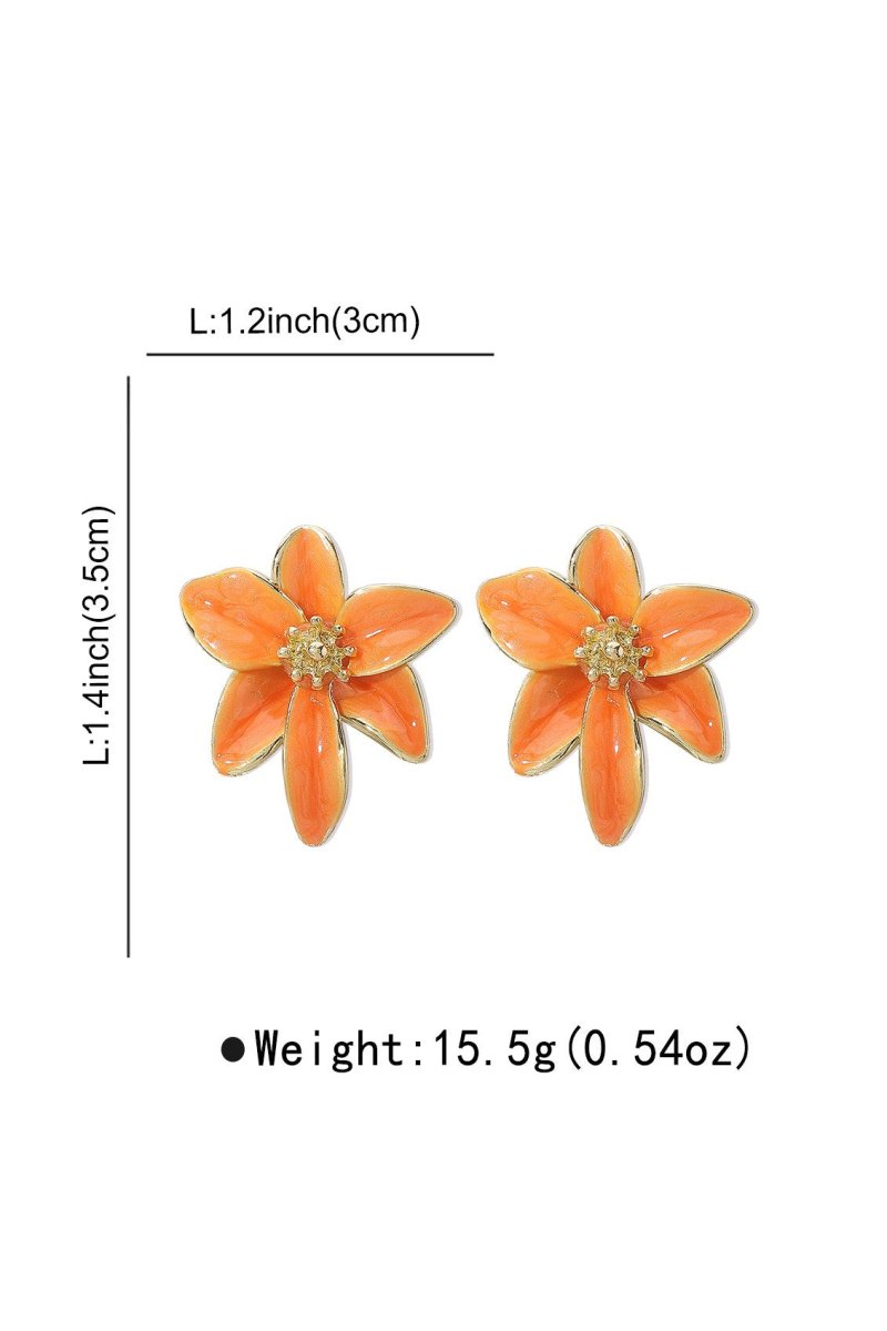Essentials Loft™ | Vintage Enamel Flower Earrings