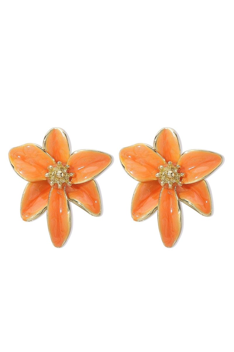 Essentials Loft™ | Vintage Enamel Flower Earrings