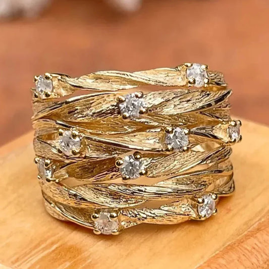 Gwendolyn - Vintage Gold Colour Ring